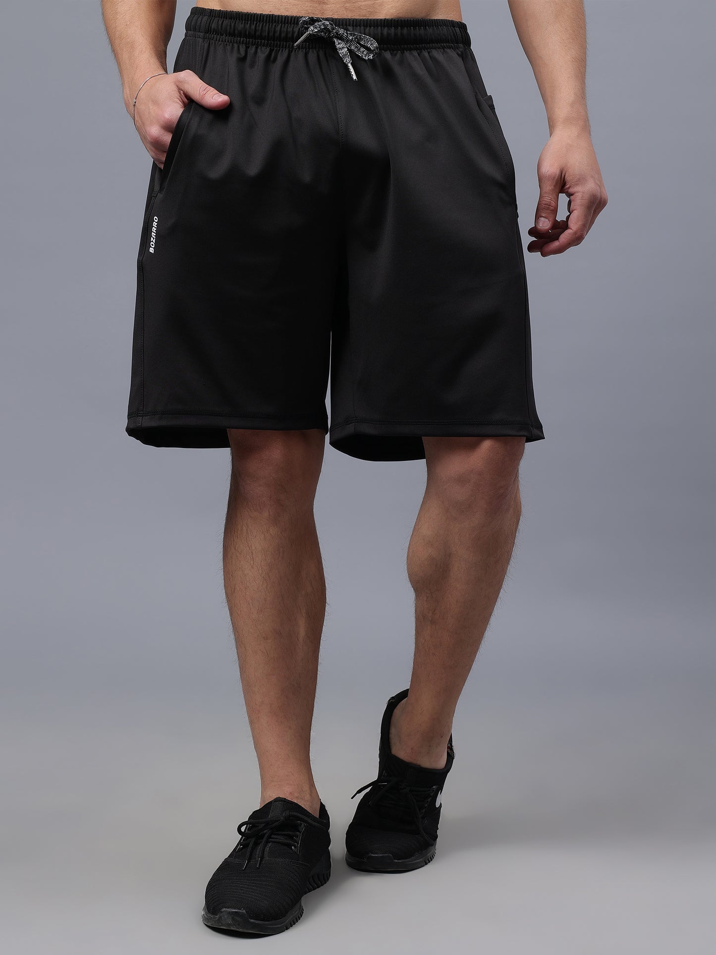Men's Running Shorts | Workout Running Shorts for Men | Men Gym Yoga Outdoor Sports Shorts- Black