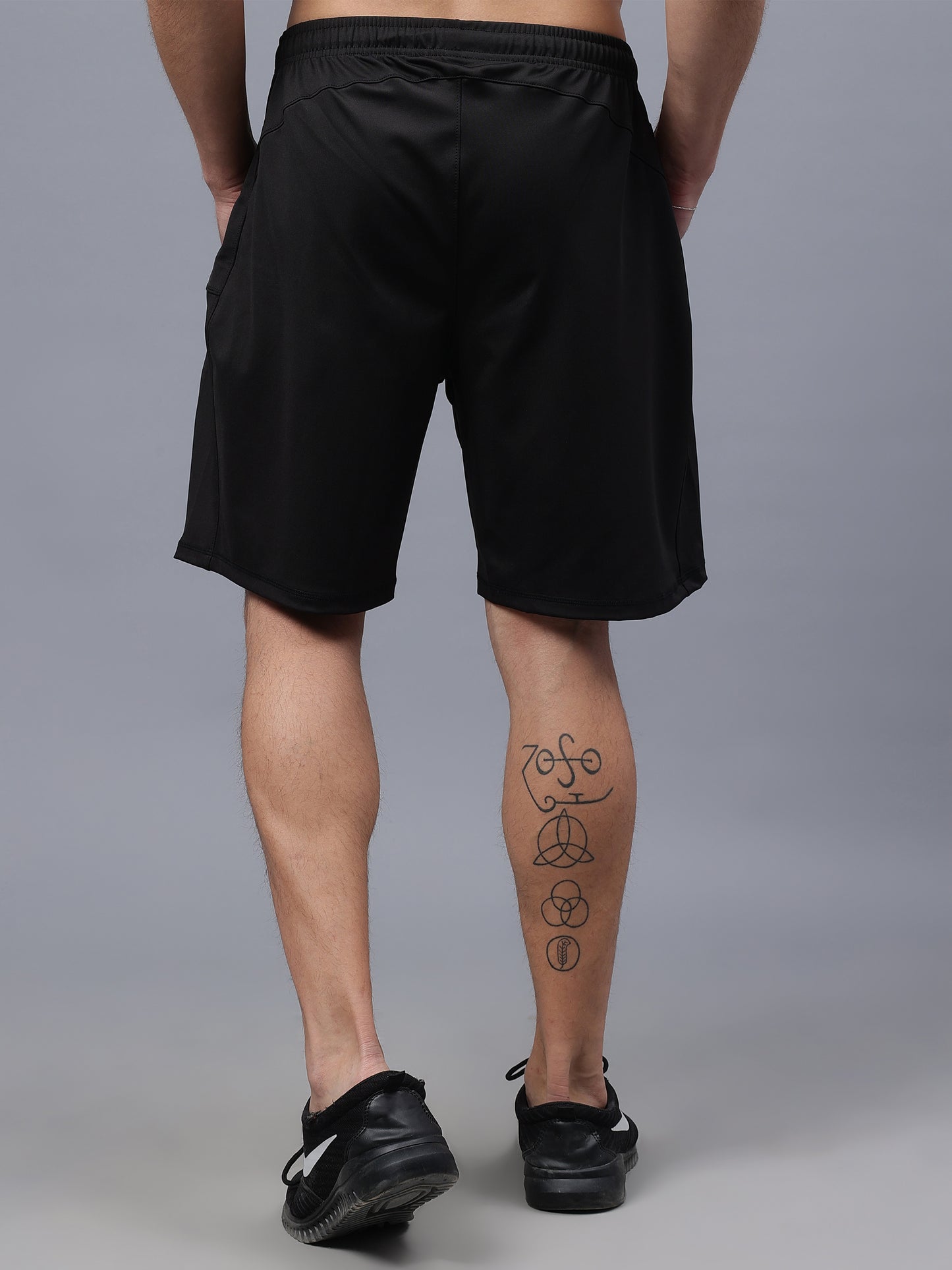 Men's Running Shorts | Workout Running Shorts for Men | Men Gym Yoga Outdoor Sports Shorts- Black