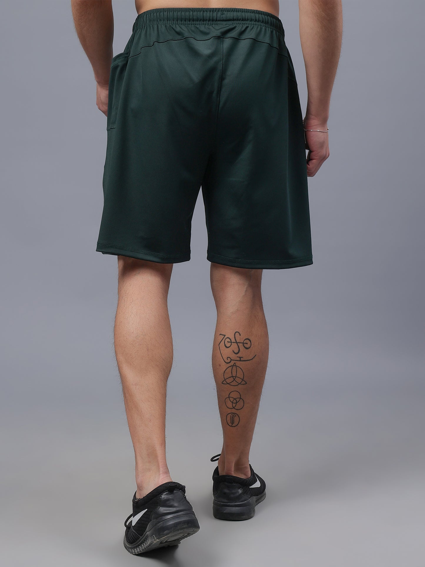 Men's Running Shorts | Workout Running Shorts for Men | Men Gym Yoga Outdoor Sports Shorts- Dark Green