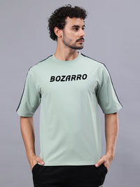 Round neck Oversized t shirt-light Green