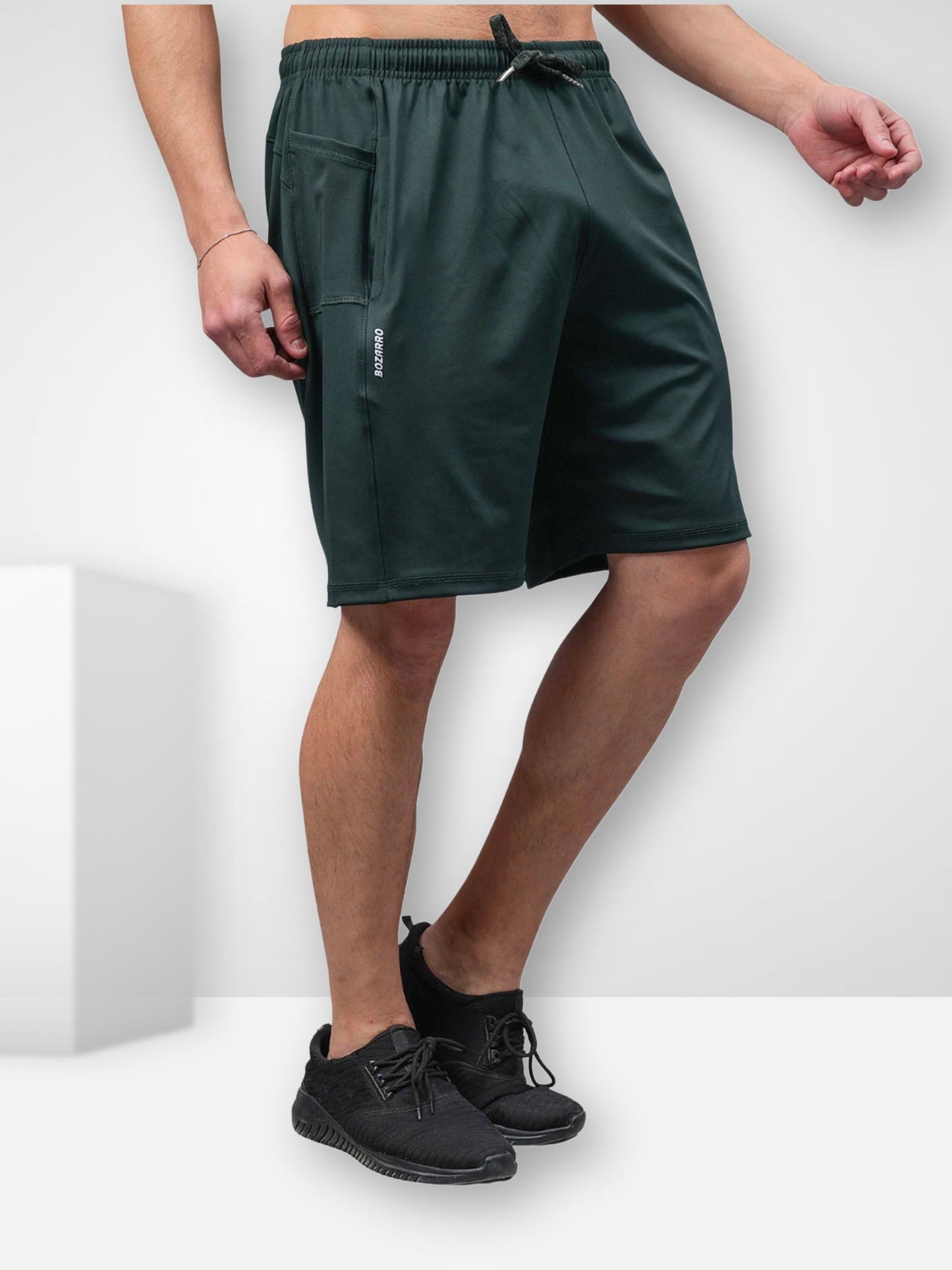 Men's Running Shorts | Workout Running Shorts for Men | Men Gym Yoga Outdoor Sports Shorts- Dark Green