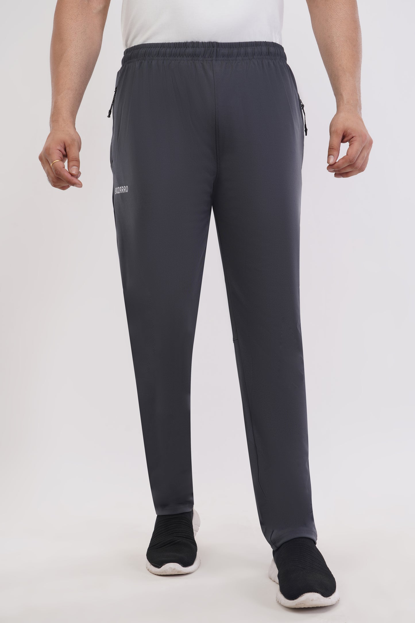 Men's Regular Fit Running Track Pants | Slim Fit Track Pants | Super Stretchable Track Pant for Men(TP03) - Dark Gray