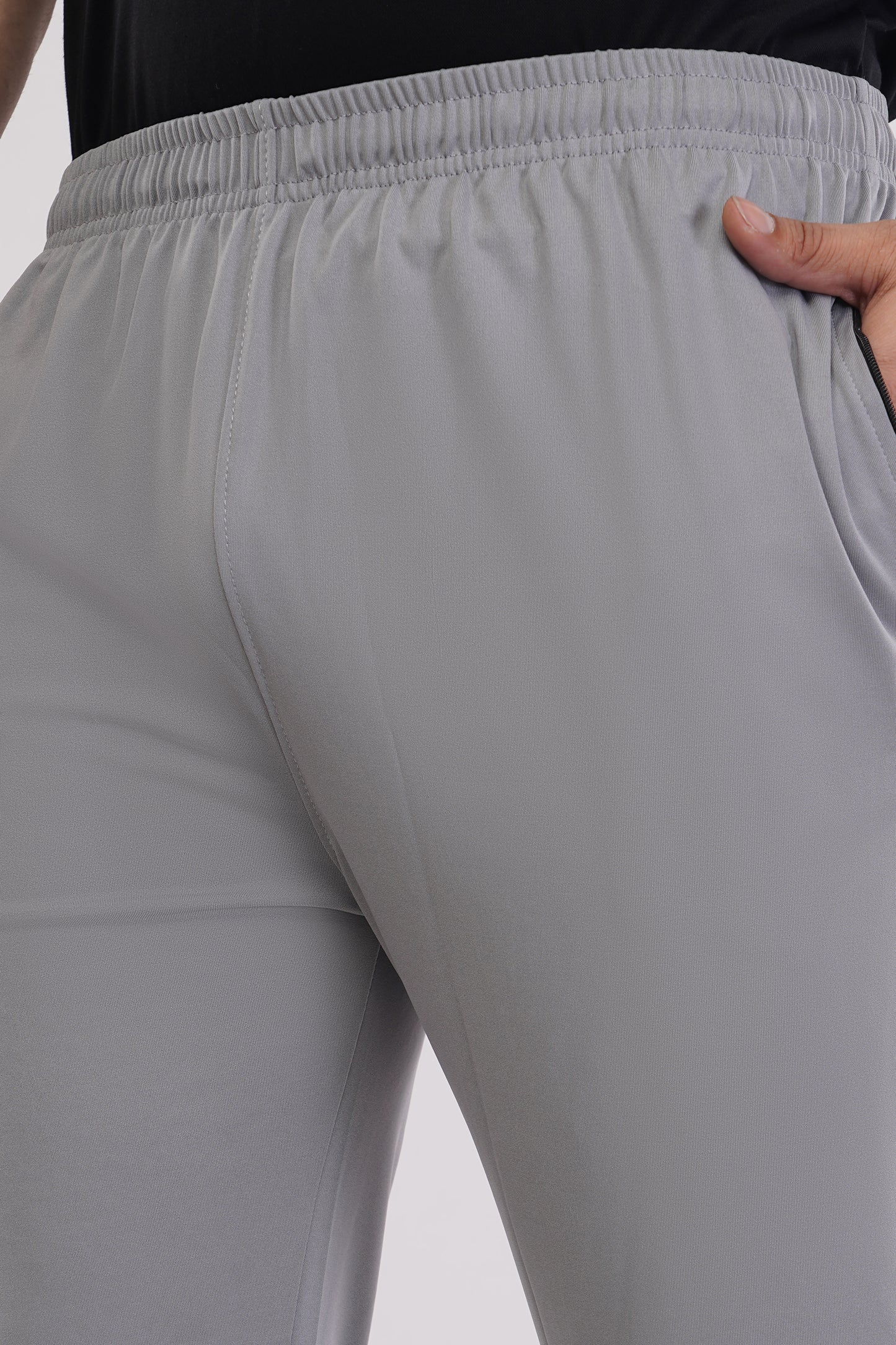 Men's Regular Fit Running Track Pants | Slim Fit Track Pants | Super Stretchable Track Pant for Men(TP03) - Light Gray