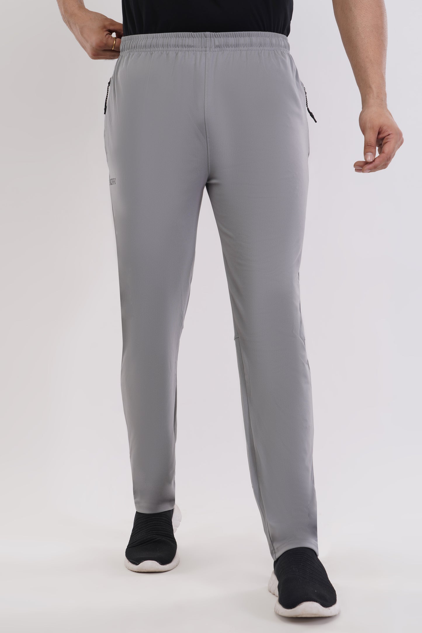 Men's Regular Fit Running Track Pants | Slim Fit Track Pants | Super Stretchable Track Pant for Men(TP03) - Light Gray