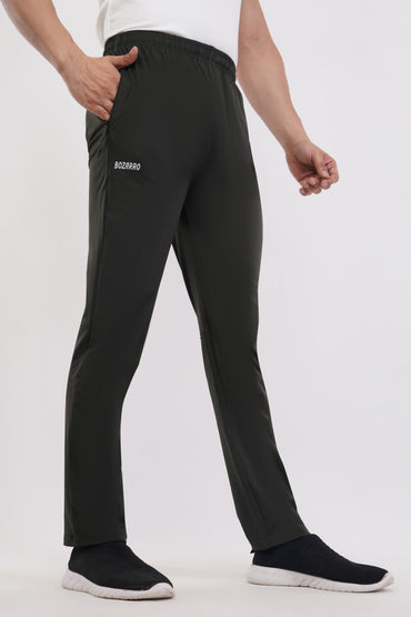 Men's Regular Fit Running Track Pants | Slim Fit Track Pants | Super Stretchable Track Pant for Men(TP03) - Olive Green