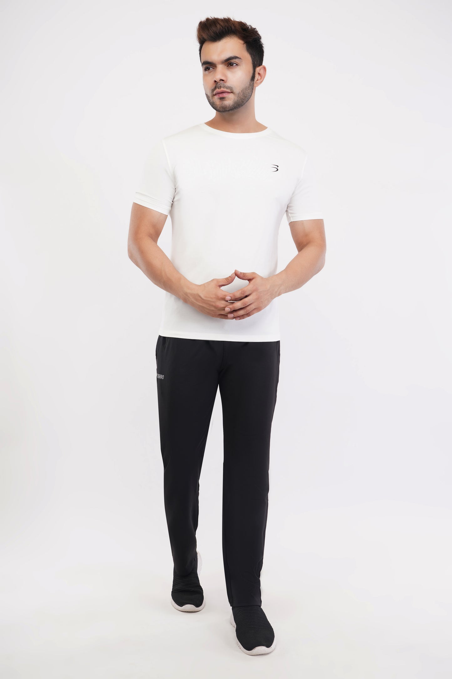 Men's Round Neck T-Shirt | Half Sleeve | Solid Regular Fit T-Shirt For Men(RN08)-White