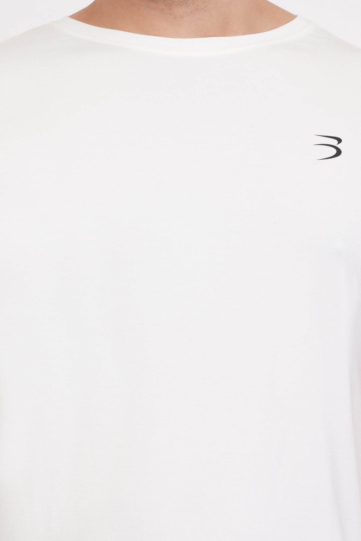 Men's Round Neck T-Shirt | Half Sleeve | Solid Regular Fit T-Shirt For Men(RN08)-White