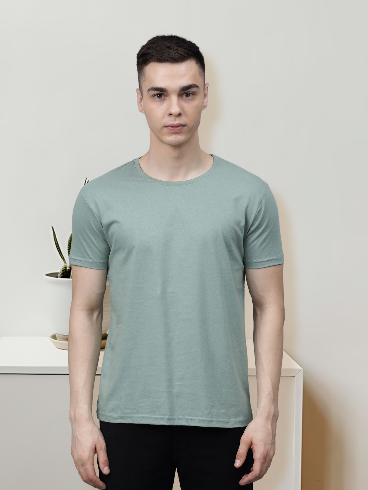 Home Page- Men's Round Neck Plain T Shirts