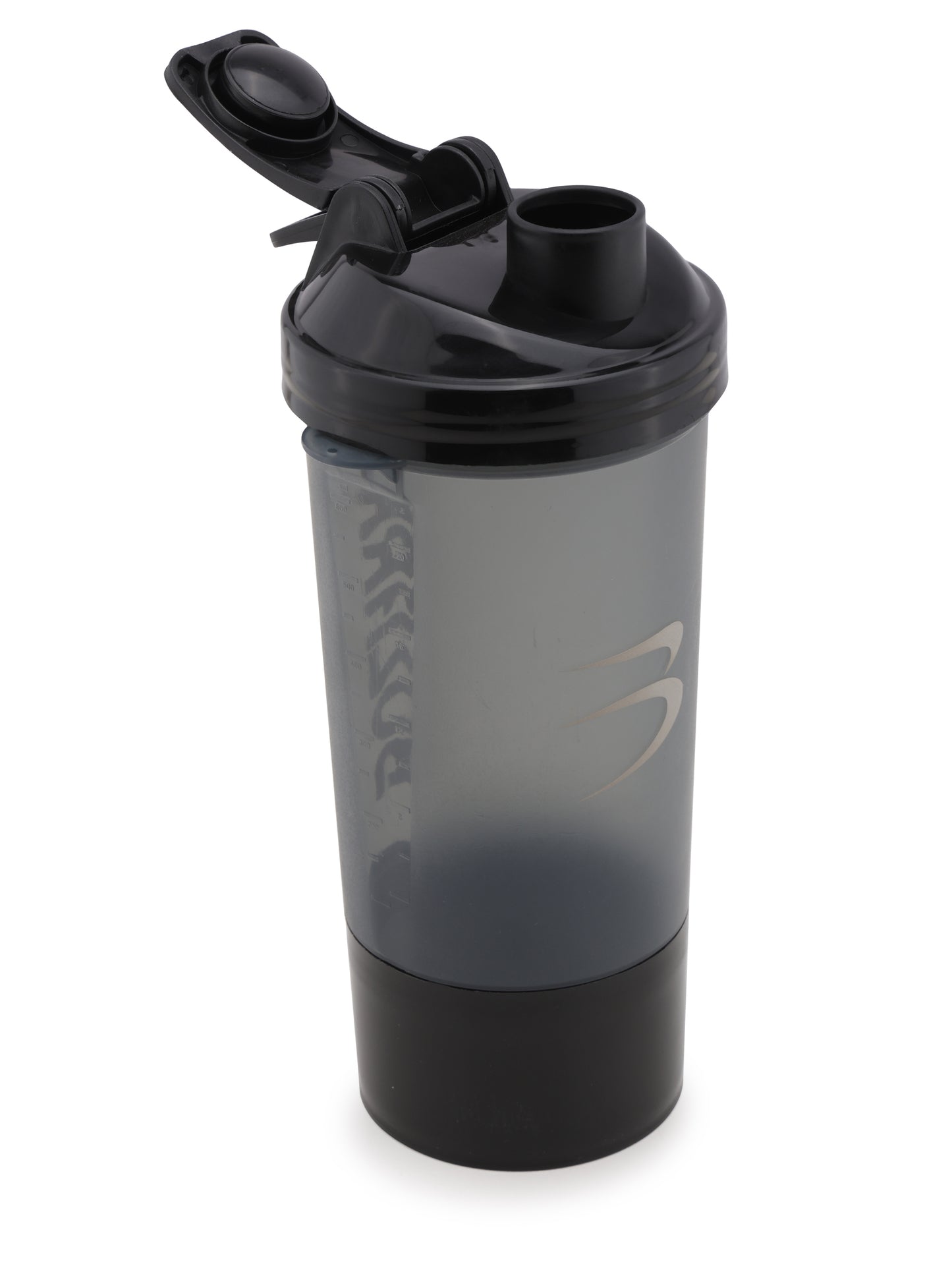 Premium Sports Shaker Bottle | Gym Shaker Bottle for Protein Shake | Leakproof | Shaker Bottle for Men & Women |600ML-Black