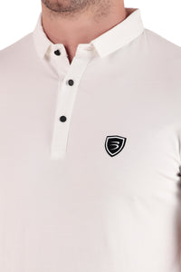 Men's Regular Fit Polo T-Shirt | Polo Plain T-Shirt | Half Sleeve | Casual T-Shirt for Men[PL02]- White