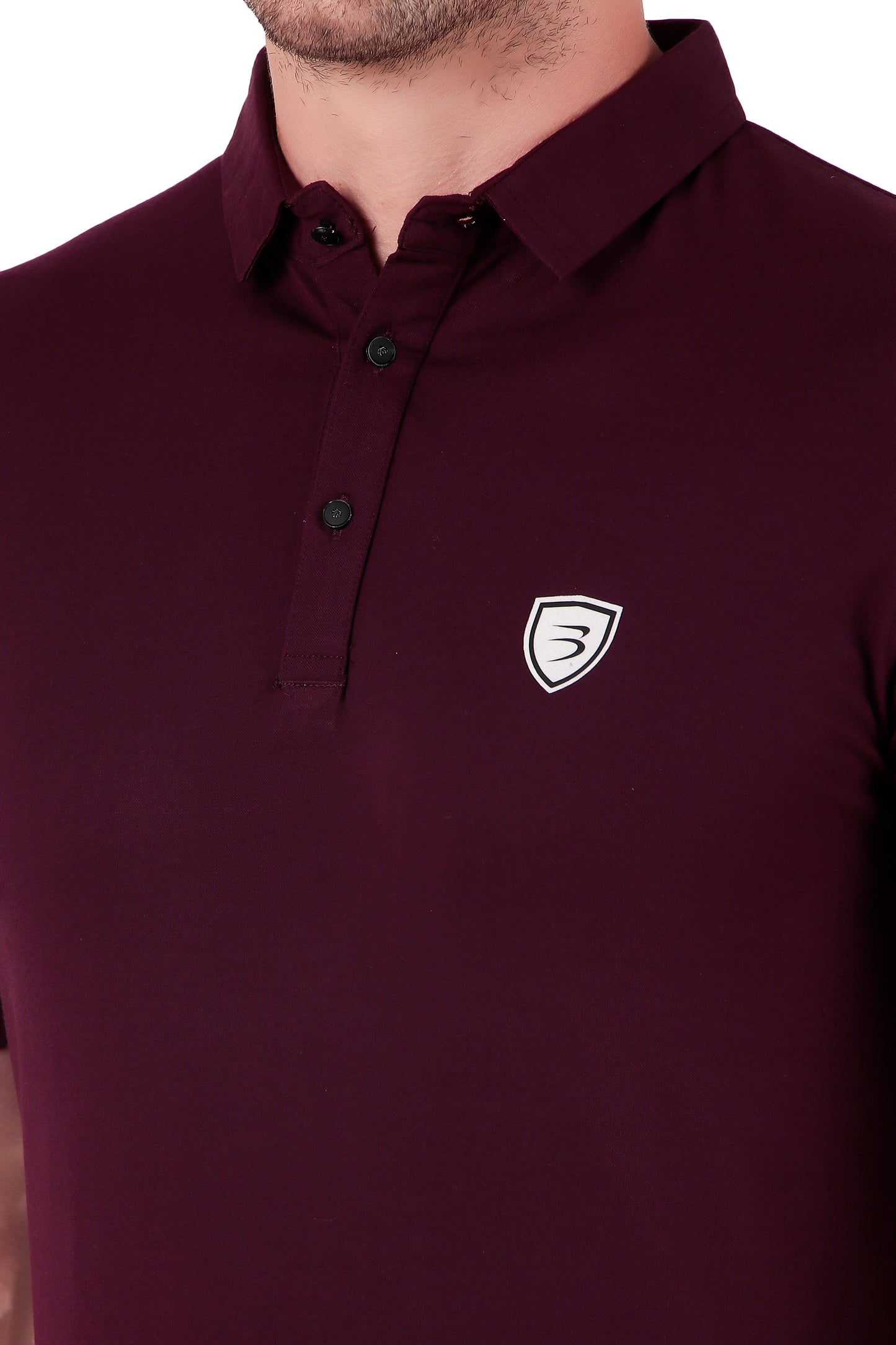 Men's Regular Fit Polo T-Shirt | Polo Plain T-Shirt | Half Sleeve | Casual T-Shirt for Men[PL02] - Wine