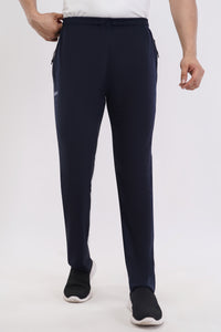 Men's Regular Fit Running Track Pants | Slim Fit Track Pants | Super Stretchable Track Pant for Men(TP03) - Navy Blue