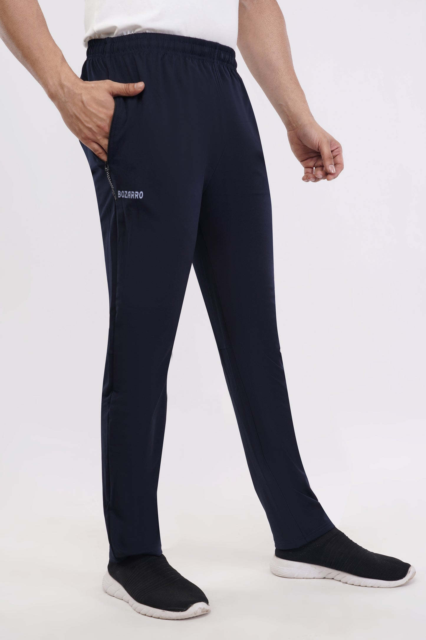 Men's Regular Fit Running Track Pants | Slim Fit Track Pants | Super Stretchable Track Pant for Men(TP03) - Navy Blue