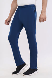 Men's Regular Fit Running Track Pants | Slim Fit Track Pants | Super Stretchable Track Pant for Men(TP03) - Petrol Blue