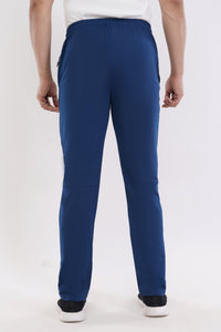 Men's Regular Fit Running Track Pants | Slim Fit Track Pants | Super Stretchable Track Pant for Men(TP03) - Petrol Blue