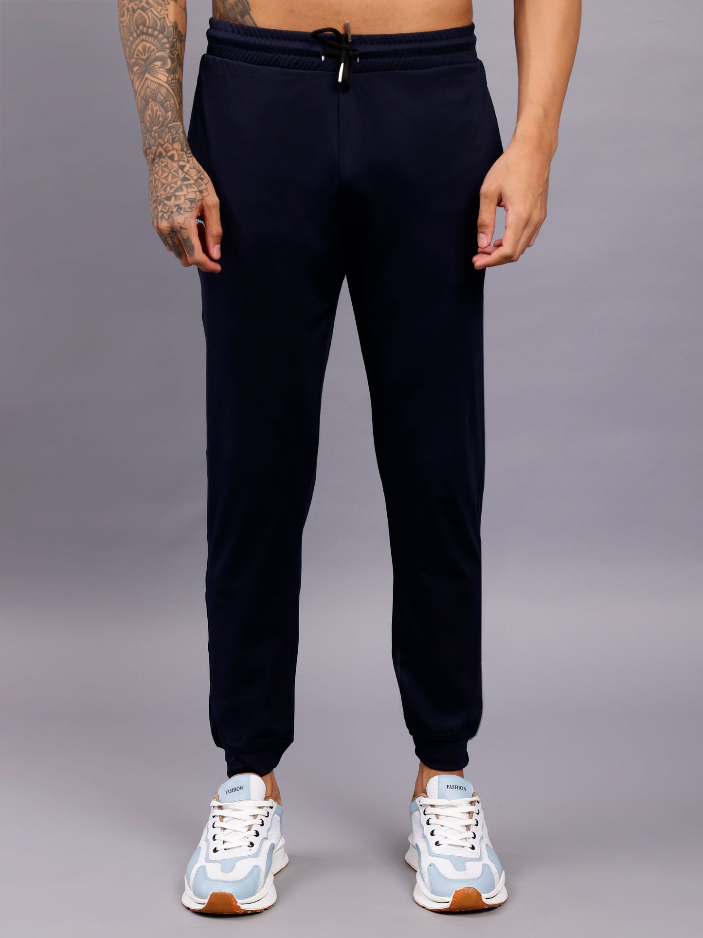 Men's Regular Fit Running Track Pants | Slim Fit Track Pants | Super Stretchable Track Pant for Men - Blue