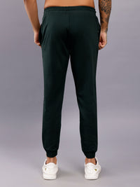 Men's Regular Fit Running Track Pants | Slim Fit Track Pants | Super Stretchable Track Pant for Men - Green