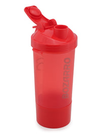 Premium Sports Shaker Bottle | Gym Shaker Bottle for Protein Shake | Leakproof | Shaker Bottle for Men & Women |600ML-Red