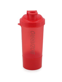 Premium Sports Shaker Bottle | Gym Shaker Bottle for Protein Shake | Leakproof | Shaker Bottle for Men & Women |600ML-Red